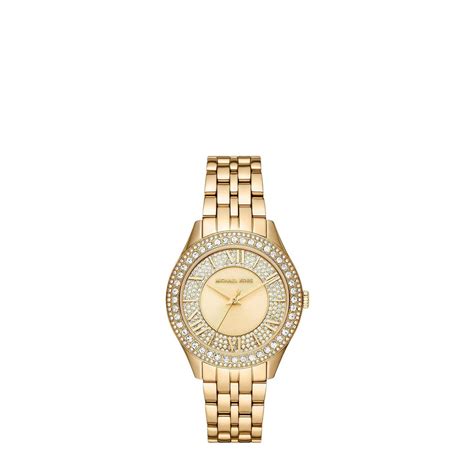 schakels michael kors horloge|Michael Kors harlowe watch.